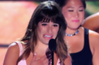Lea Michele's First Public Appearance - Her Tearful Tribute to Cory Monteith