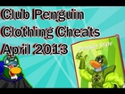 Club Penguin: April 2013 Clothing Catalog Cheats