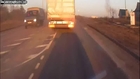 Guy Gets Destroyed by Truck After Stopping at Side of Road After Accident