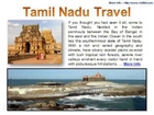 Top Tourist Destinations in South India