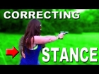 Brannon Corrects Destinee's Shooting Stance - FateofDestinee