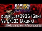 dunhiller0935 (Gen) Vs qal03 (Akuma) SSF4 AE 2012 Match Video Super Street Fighter 4 Arcade Edition