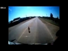 Russian Toddler Wanders In The Street
