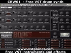 CBW01 - Free VST drum synth - vstplanet.com