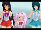 [MMD] Sailor Guardians and Sailor Chibi Moon - Massara Blue Jeans